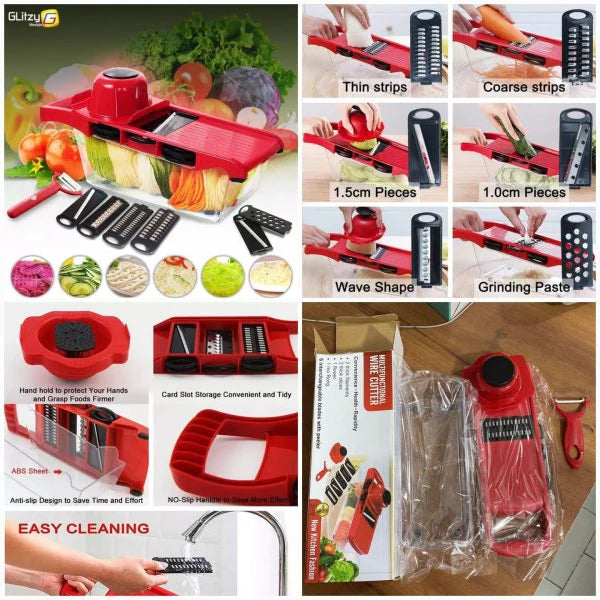 Multi-Functional Vegetable Cutter & Slicer
