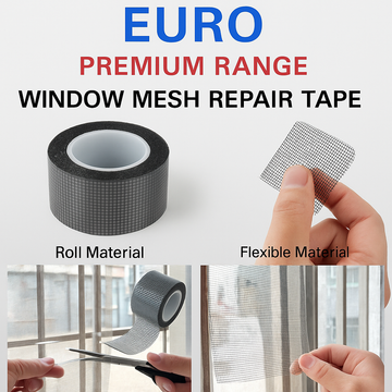 Window Screen Repair Tape (Fiberglass Mesh Patch Roll)