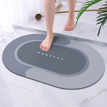 Super Absorbent Anti-Slip Floor Mat (Quick-Dry Bath Mat)